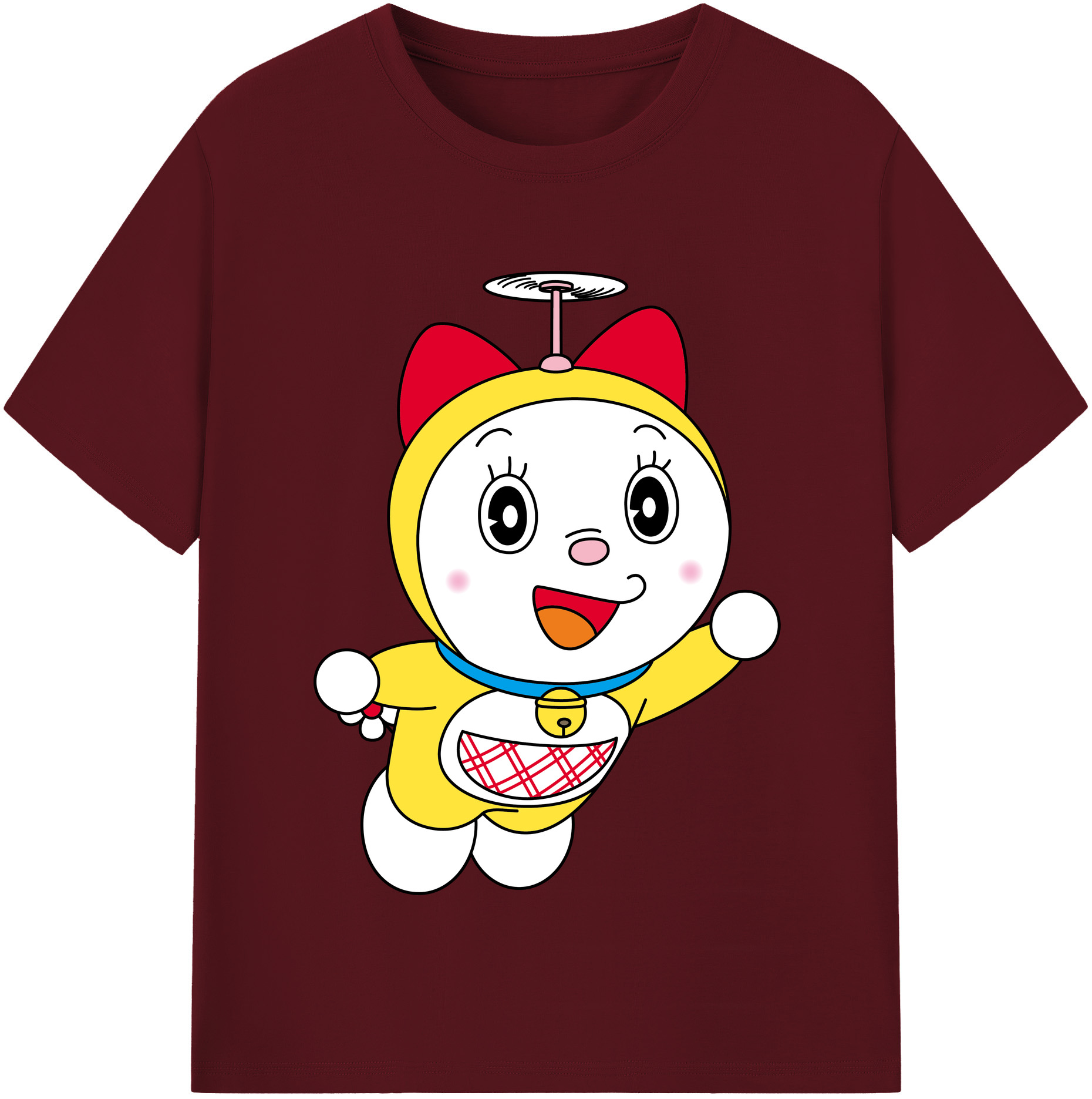 （画像用） ドラえもん ドラミ Doraemon Dorami 綿100％半袖Tシャツ（フロントプリント）
